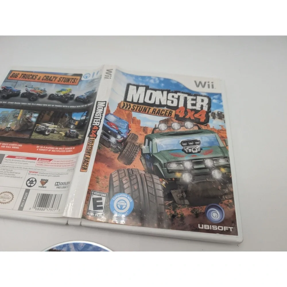 Monster 4X4 Stunt Racer Nintendo Wii 2009 Ubisoft Wii